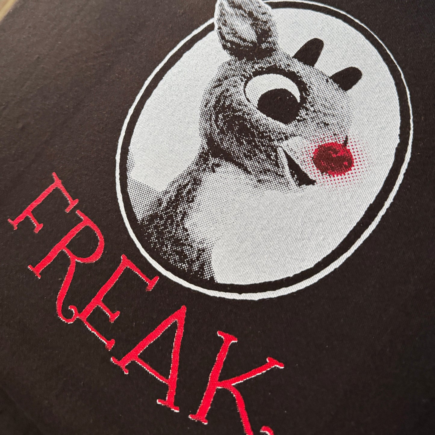 FREAK Rudolph the Red Nosed Reindeer t-shirt (Christmas parody design)