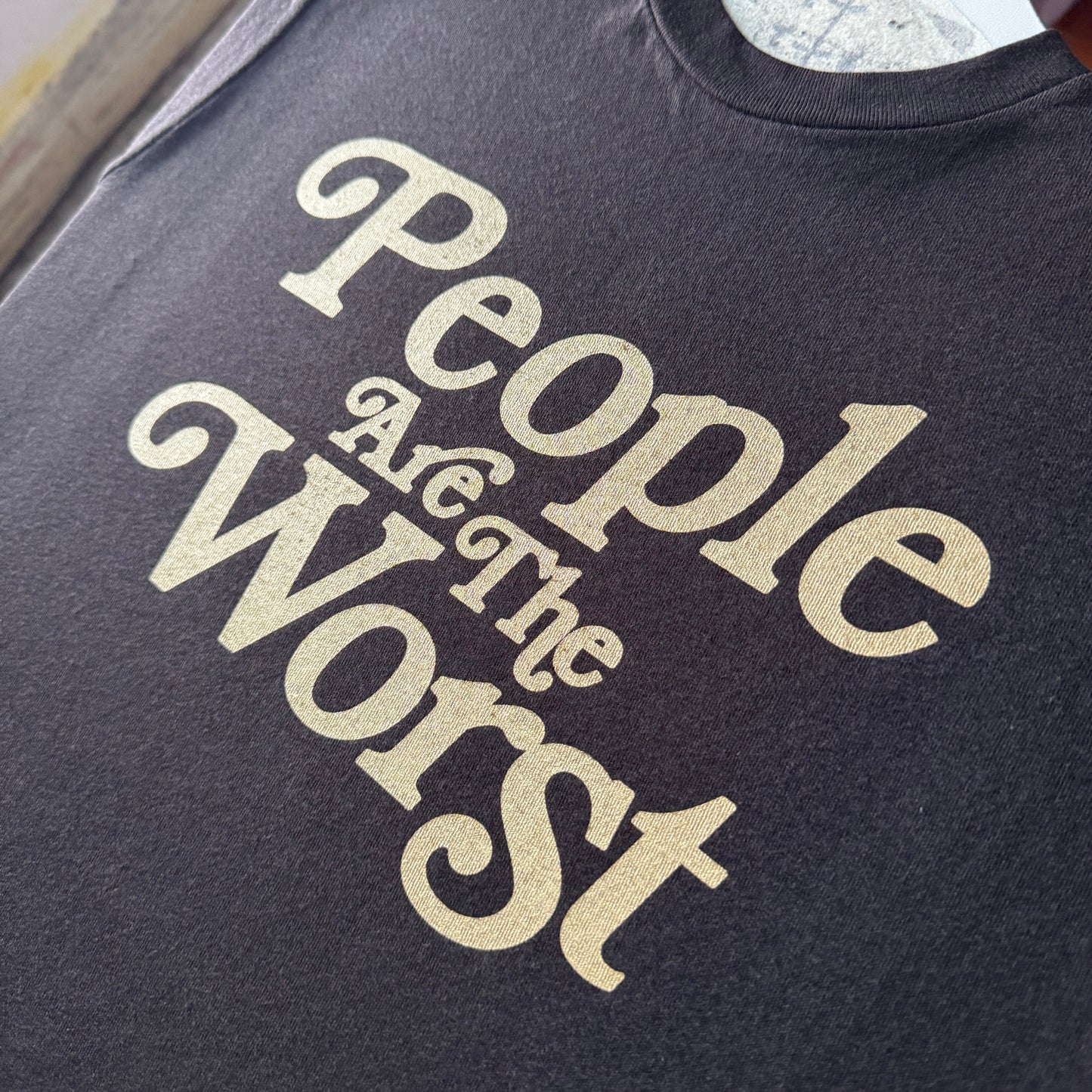 People Are The Worst t-shirt (hand printed // original design)