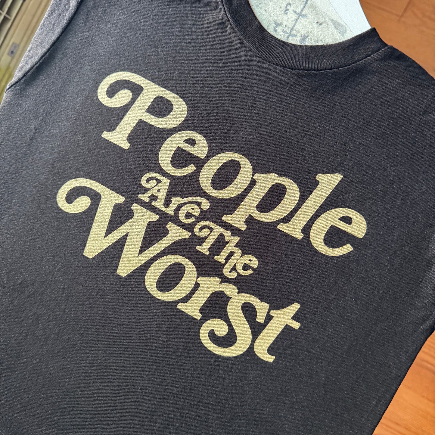 People Are The Worst t-shirt (hand printed // original design)