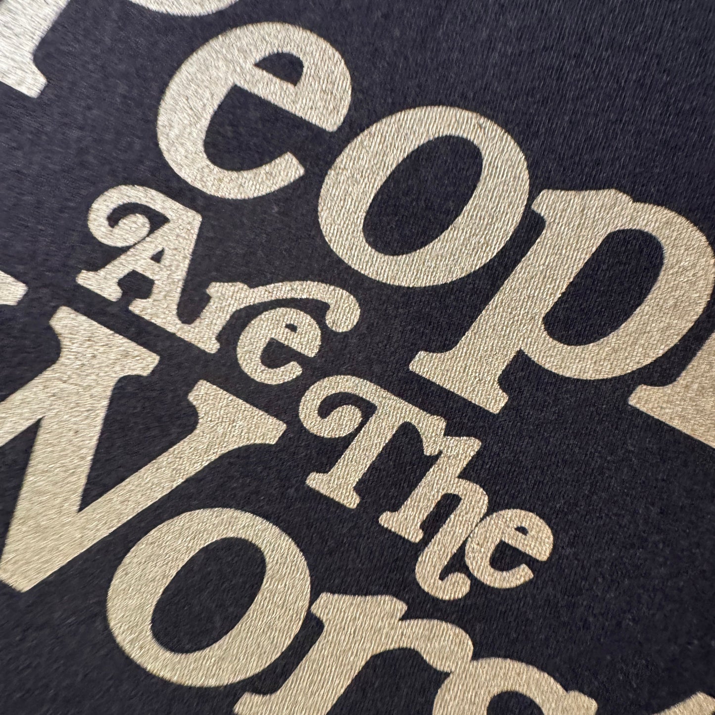 People Are The Worst t-shirt (hand printed // original design)