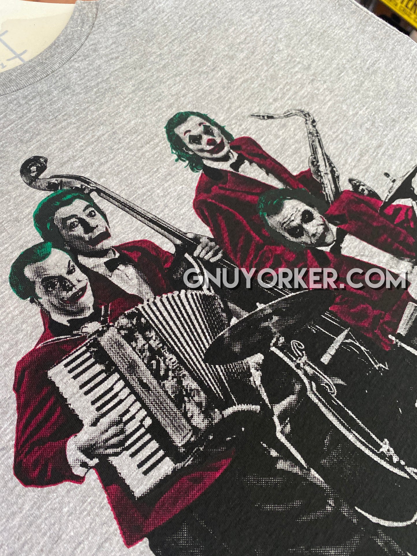 Joker Band Shirt (Joaquin Phoenix, Cesar Romero, Jack Nicholson, Heath Ledger - Mister J and the Wild Cards)