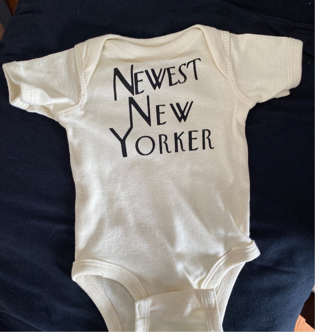 Newest New Yorker Onesie