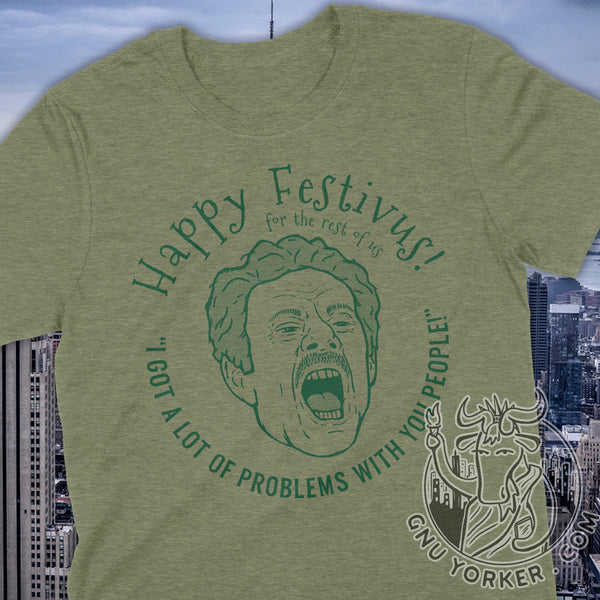 Festivus Frank Costanza Quote shirt (Seinfeld inspired drawing)