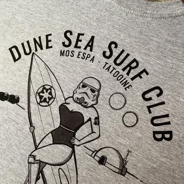 Dune Sea Surf Club (Star Wars parody drawing)