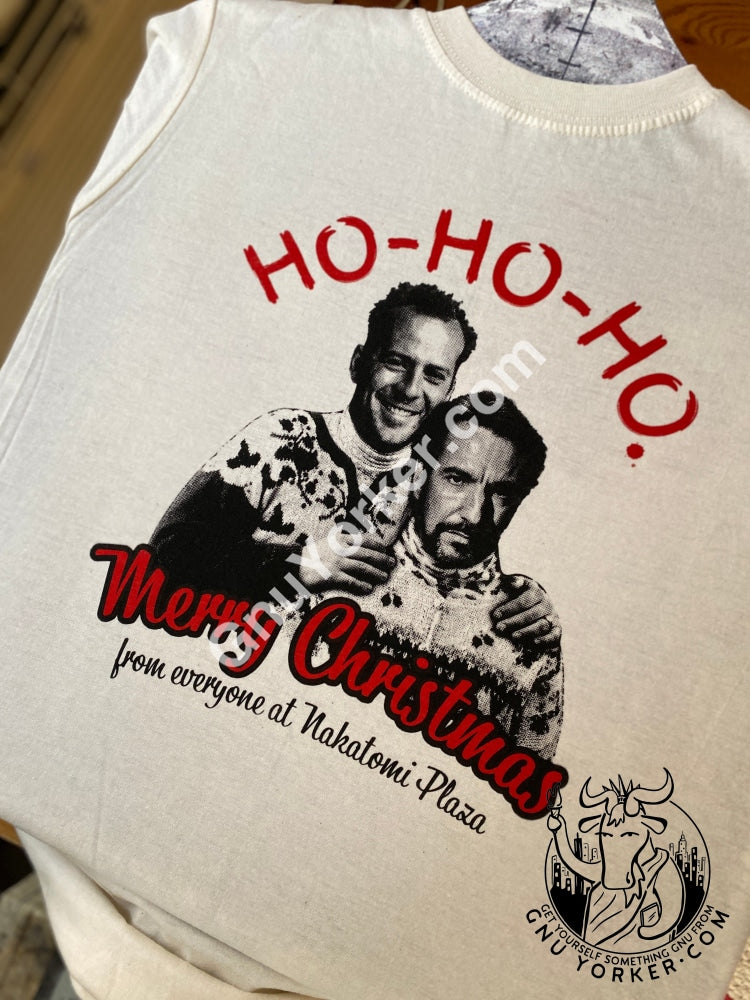 Ho Merry Christmas From Nakatomi Plaza Shirt (Die Hard Inspired Xmas Shirt) Shirts