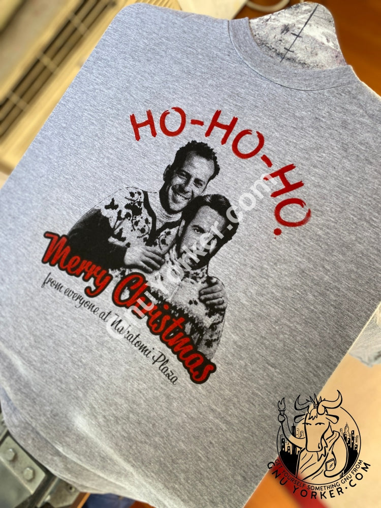 Ho Merry Christmas From Nakatomi Plaza Shirt (Die Hard Inspired Xmas Shirt) Shirts