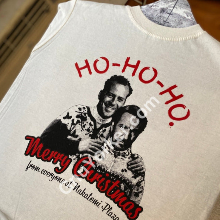 Ho Merry Christmas From Nakatomi Plaza Shirt (Die Hard Inspired Xmas Shirt) Shirts