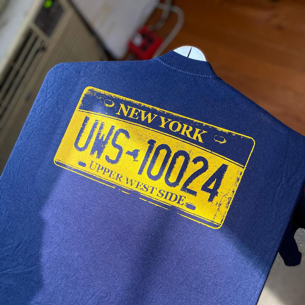 10024 Upper West Side NY license plate