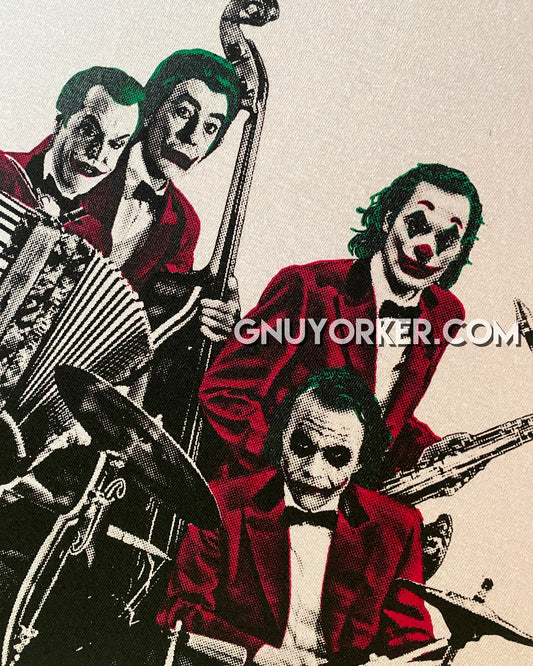 Joker Band Shirt (Joaquin Phoenix, Cesar Romero, Jack Nicholson, Heath Ledger - Mister J and the Wild Cards)