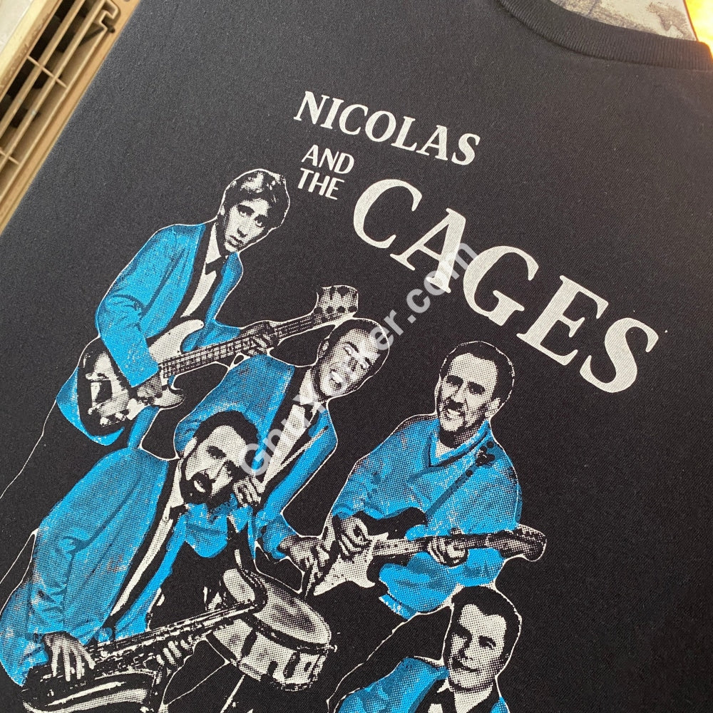 Nicolas Cage Band Shirt (Nicolas And The Cages) Limited Face Off Edition Small / No Shirts