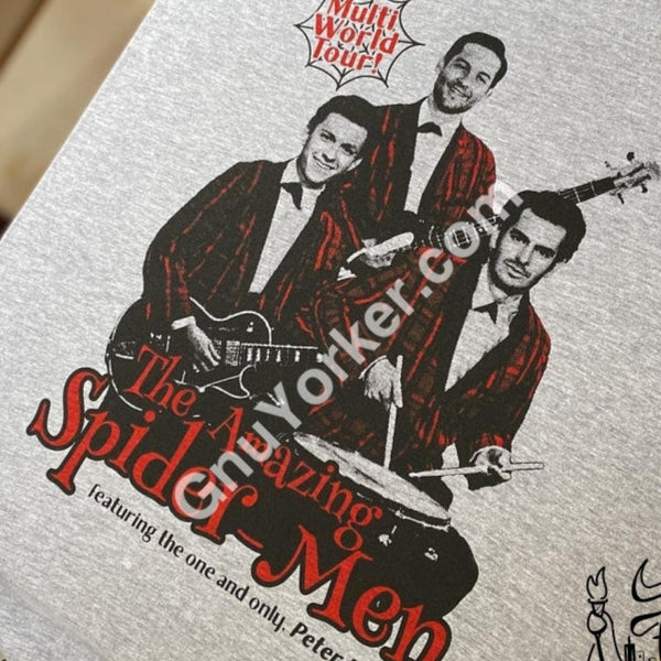 Spider-Men Band Shirt (Tom Holland Tobey Maguire Andrew Garfield) Shirts